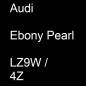 Preview: Audi, Ebony Pearl, LZ9W / 4Z.